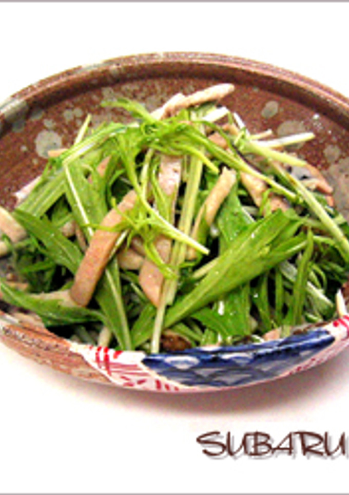 簡単✿水菜の和え物✿ゆずこしょう風味-レシピのメイン写真