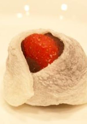 ミキサーとレンジで☆苺大福-レシピのメイン写真