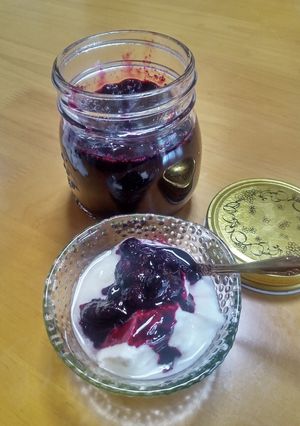 ブルーベリージャム糖質制限中でも食べたい-レシピのメイン写真