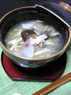 ベーコンで味噌汁-レシピのメイン写真
