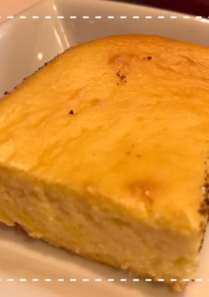 材料3つで簡単!ベイクドチーズケーキ-レシピのメイン写真