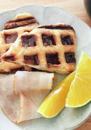 【80%焼きクロワッサン】簡単クロッフル-レシピのメイン写真