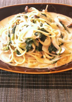 シチューの素でワンポットスープパスタ-レシピのメイン写真