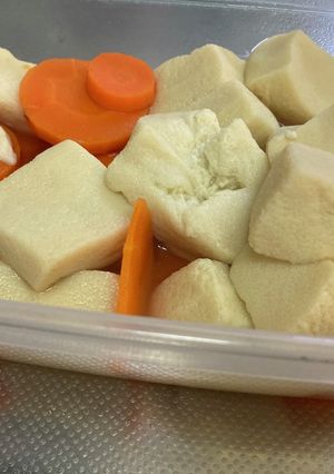 【ホットクック】高野豆腐と人参の煮物-レシピのメイン写真