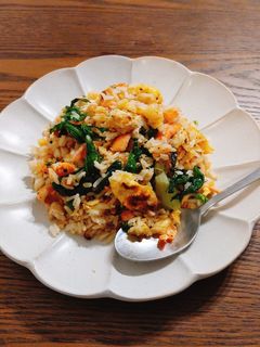 【業スー】鮭レタスチャーハン-レシピのメイン写真