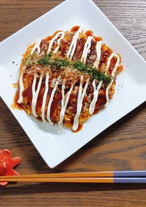 グルテンフリー！小麦粉なしのお好み焼き-レシピのメイン写真