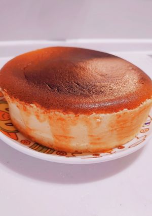 罪悪感なし!!チーズ使わずチーズスフレ-レシピのメイン写真