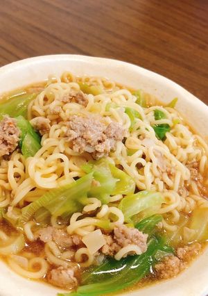 冷凍豆腐ハンバーグでボリューム味噌拉麺-レシピのメイン写真