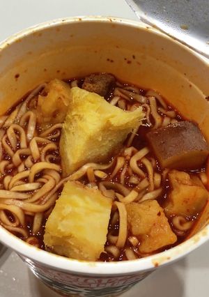 辛々やんわり☆うましカップ麺！-レシピのメイン写真