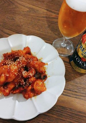 鶏手羽元のヤンニョムチキン-レシピのメイン写真
