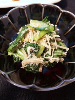 青梗菜のしらす和え-レシピのメイン写真