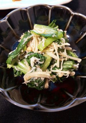 青梗菜のしらす和え-レシピのメイン写真