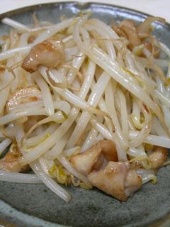 とり皮ともやしの塩炒め-レシピのメイン写真