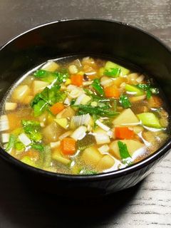 根菜と生姜の【デトックス】和風スープ-レシピのメイン写真