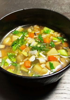 根菜と生姜の【デトックス】和風スープ-レシピのメイン写真
