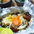 鶏ときのこのホイル焼き~吹き寄せ風~