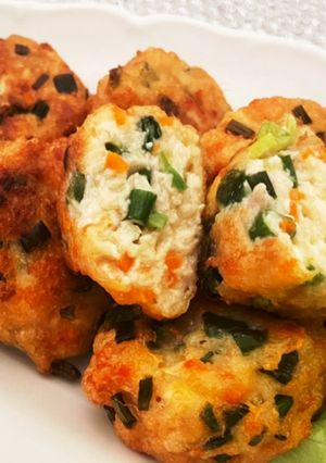 カリフワッ♡豆腐の揚げだんご-レシピのメイン写真