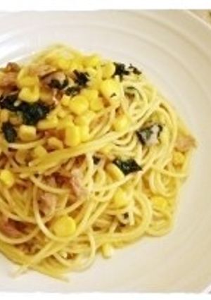 ほうれん草とツナとコーンのパスタ-レシピのメイン写真