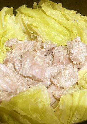 キャベツと塩麹豚の蒸し煮-レシピのメイン写真