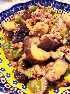 定番☆茄子と挽肉の味噌甘辛炒め-レシピのメイン写真