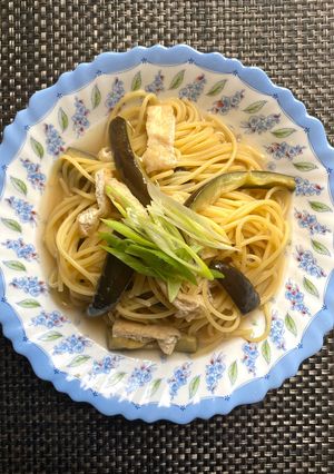 あご出汁で和風スープパスタ-レシピのメイン写真