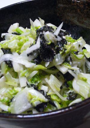 ノリのり白菜♪海苔サラダ♪-レシピのメイン写真