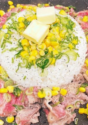 簡単!ホットプレートでペッパーランチ-レシピのメイン写真
