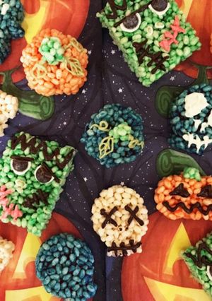 ハロウィン★おやつにライスクリスピー★-レシピのメイン写真
