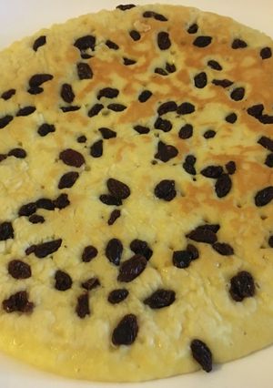 レーズン入り餅粉＆HMのパンケーキ♪-レシピのメイン写真