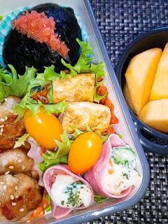 娘のお弁当 R3.10.18-レシピのメイン写真