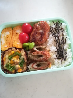 鶏つくね弁当 2021.10.18-レシピのメイン写真