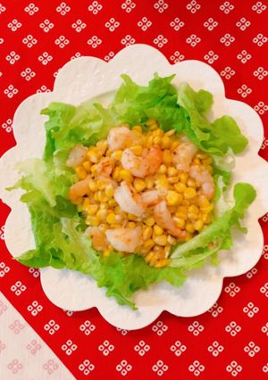 とうもろこしと海老の炒めもの-レシピのメイン写真