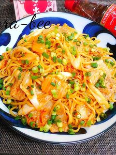 めちゃウマ!豚キムチオイスター焼きそば-レシピのメイン写真