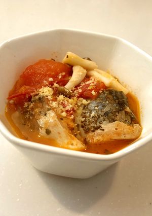 超簡単 激うま サバ缶トマト煮イタリア風-レシピのメイン写真