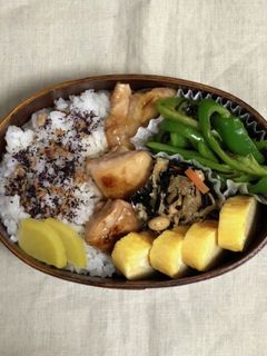 自分弁当・10月18日-レシピのメイン写真