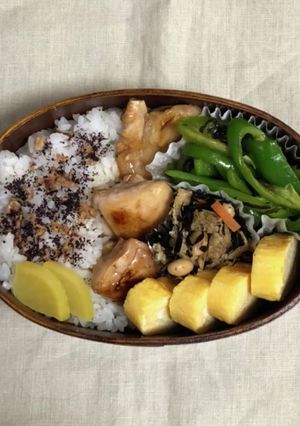 自分弁当・10月18日-レシピのメイン写真