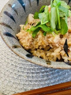 里芋のそぼろあんかけご飯-レシピのメイン写真