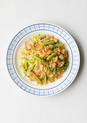 妊婦飯♪アスパラチャーハン-レシピのメイン写真