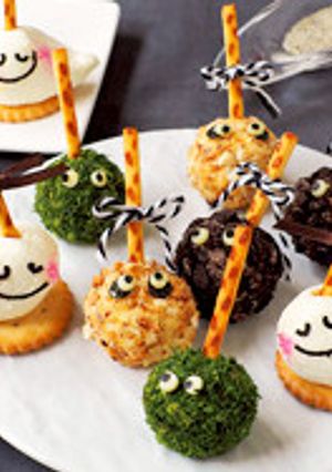 おばけのクリームチーズピンチョス-レシピのメイン写真