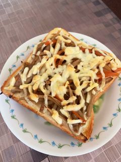 簡単♪きんぴらごぼうマヨチーズトースト-レシピのメイン写真