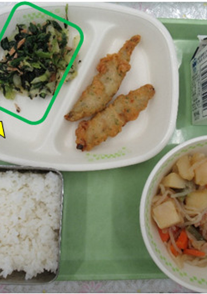 【学校給食】海苔酢和え-レシピのメイン写真