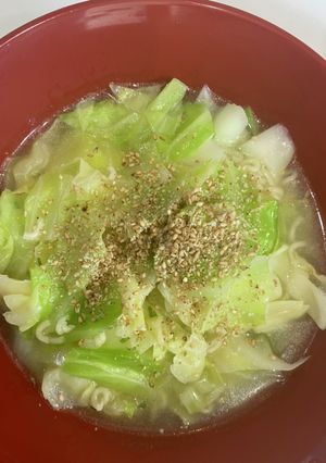 ごま油薫る♪野菜たっぷり即席塩ラーメン-レシピのメイン写真