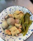 鶏肉ササミ入り野菜の煮物