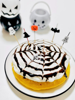 クモの巣かぼちゃケーキ-レシピのメイン写真