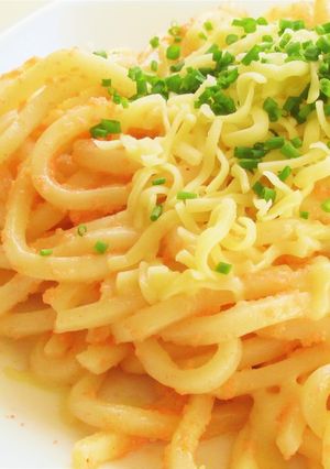 〖 レンチンで！明太マヨチーズうどん〗-レシピのメイン写真