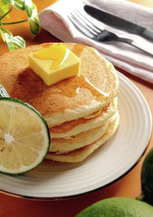 HMで簡単☆卵不使用レモンパンケーキ。-レシピのメイン写真