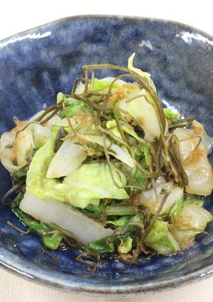 白菜ときざみ昆布のポン酢和え-レシピのメイン写真