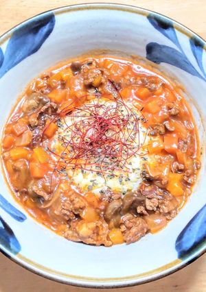 作り置きボロネーゼの流用であんかけ炒飯-レシピのメイン写真