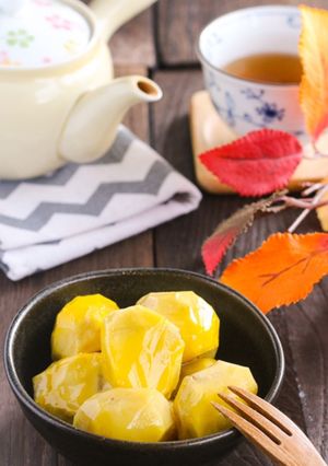 ほっこりあま〜ぃ♡栗の甘露煮-レシピのメイン写真