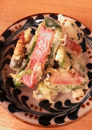 スパムとピーマンの天ぷら-レシピのメイン写真